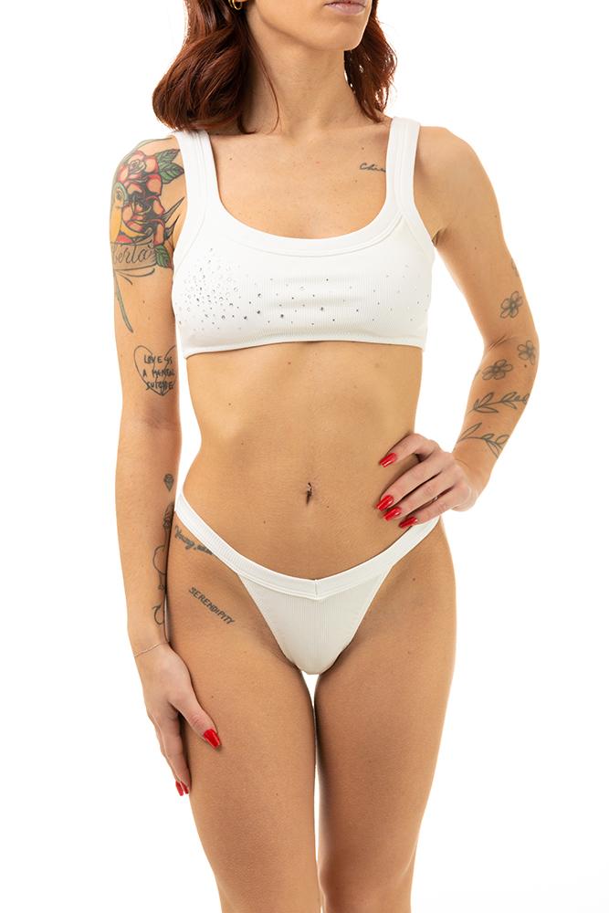 BIKINI BRASSIERE DONNA BIANCO FK25-0101 WH FXXK